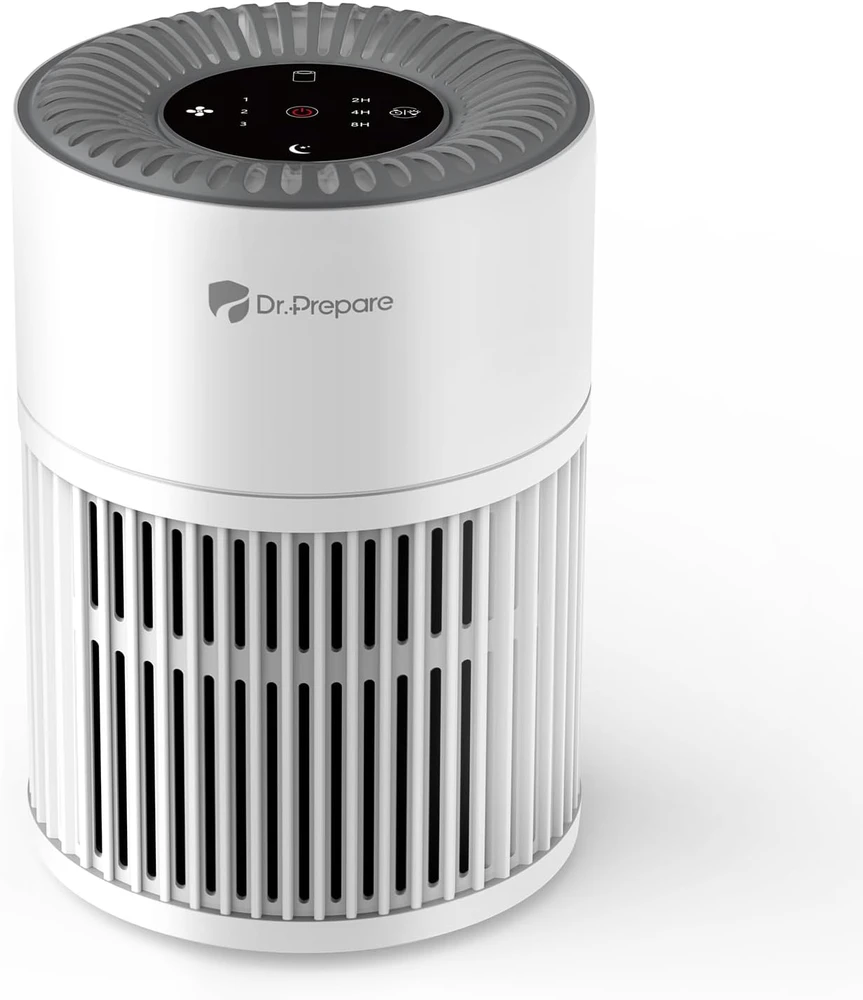 DR.PREPARE oro valytuvas su H13 HEPA filtru, 12 W, 15 dB, DAP02