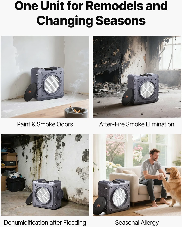 VEVOR Oro valytuvas su 3 pakopų sistema