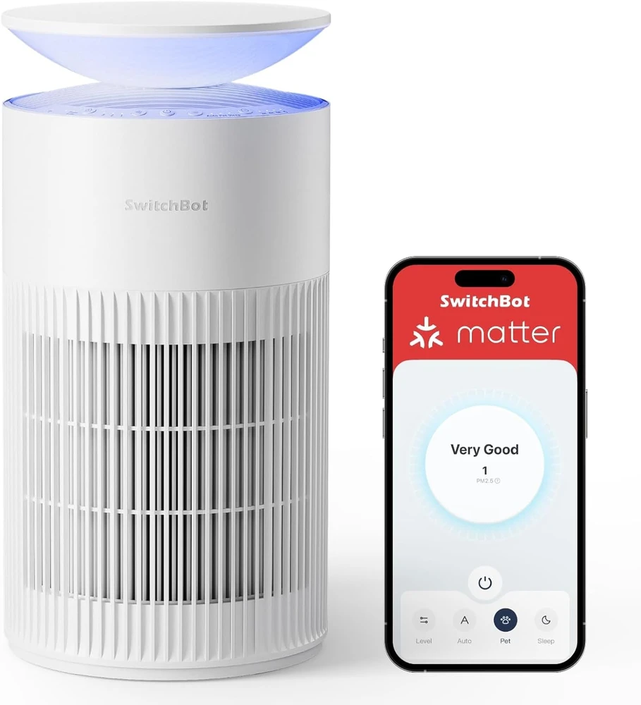 SwitchBot oro valytuvas su HEPA filtru, 336,3 m², gyvūnų režimu, W5302300