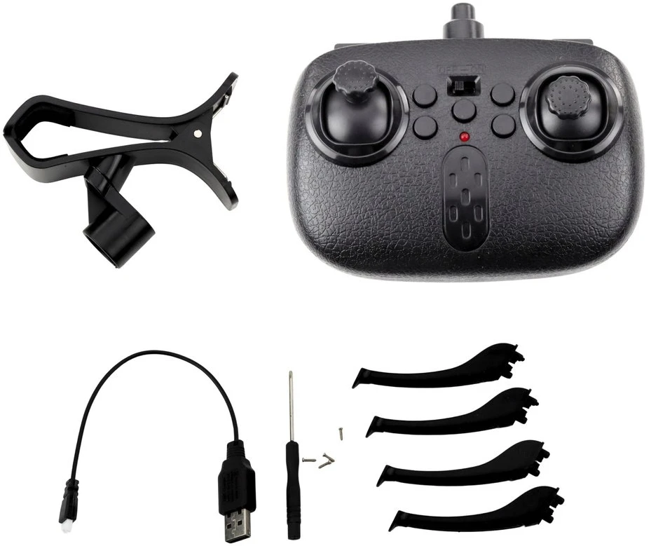 Lean Toys Modernus dronas Y30 su LED apšvietimu ir 360° apsisukimu