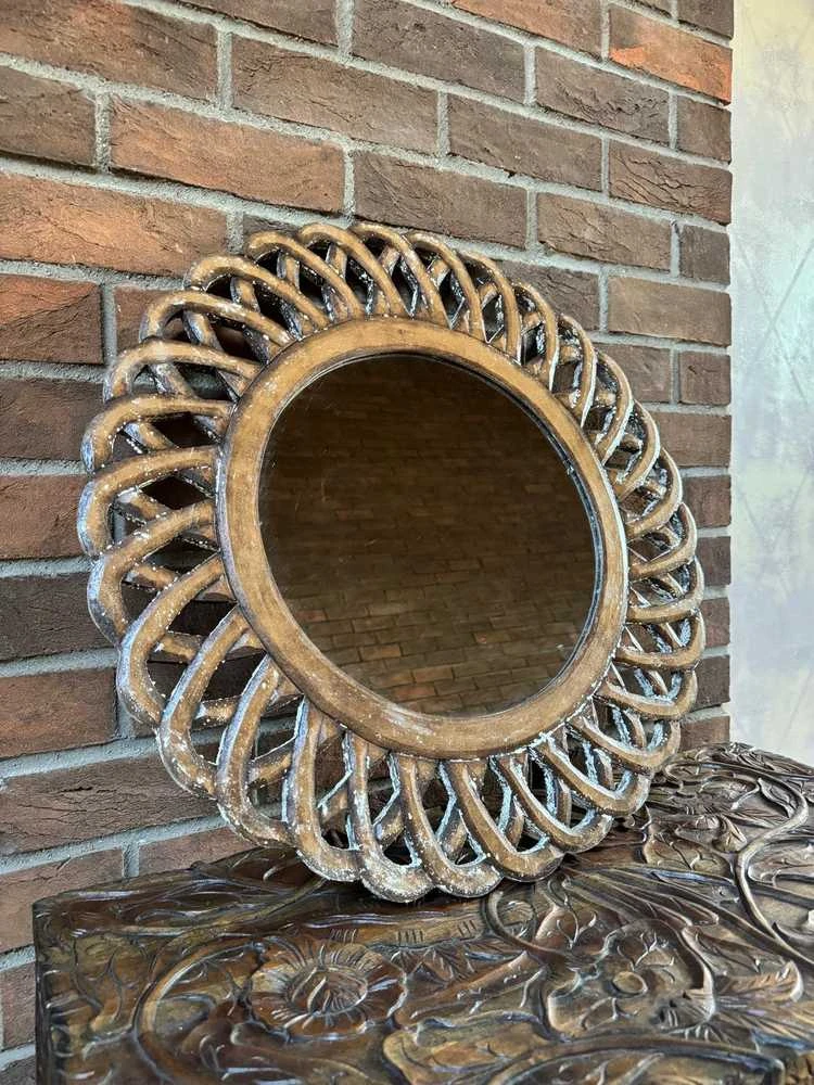Drožinėtas veidrodis - 60 cm.