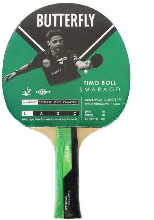 Butterfly Drugelis Timo Boll Smaragd S841447 stalo teniso raketė