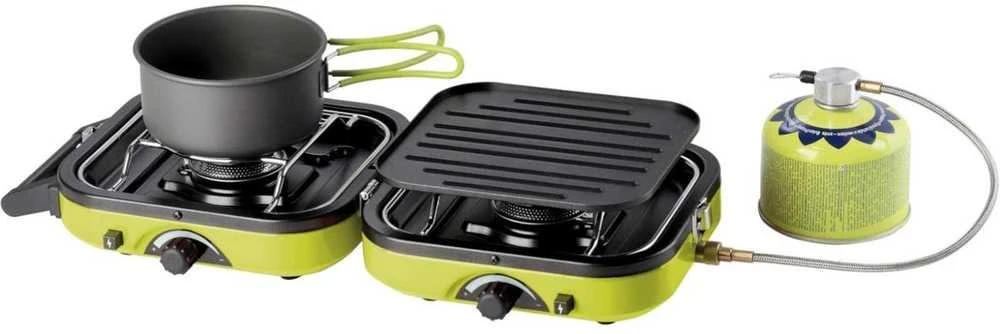Meva dujinė turistinė dvivietė viryklė DUAL COMPACT + GRILL