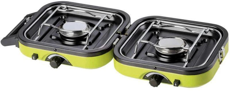 DUAL COMPACT + GRILL dviguba turistinė viryklė su griliumi
