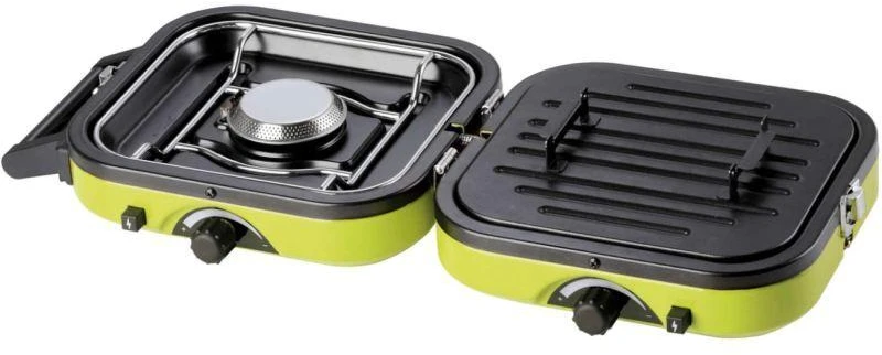 DUAL COMPACT + GRILL dviguba turistinė viryklė su griliumi