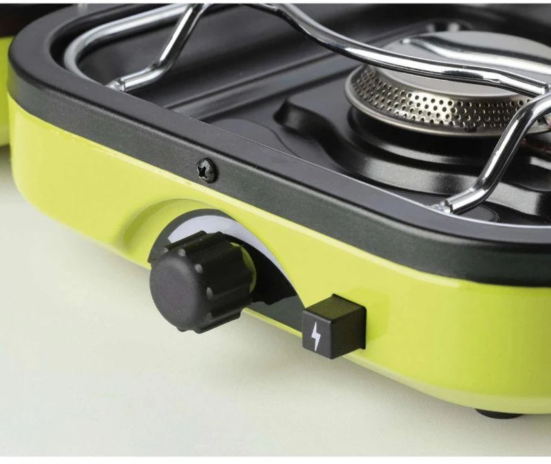 DUAL COMPACT + GRILL dviguba turistinė viryklė su griliumi