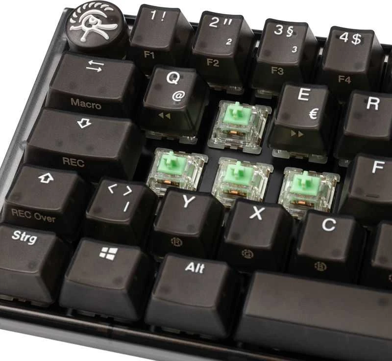 Ducky One 3 Aura Juodas SF Klaviatūra žaidimams, RGB LED - Gateron Baby Kangaroo