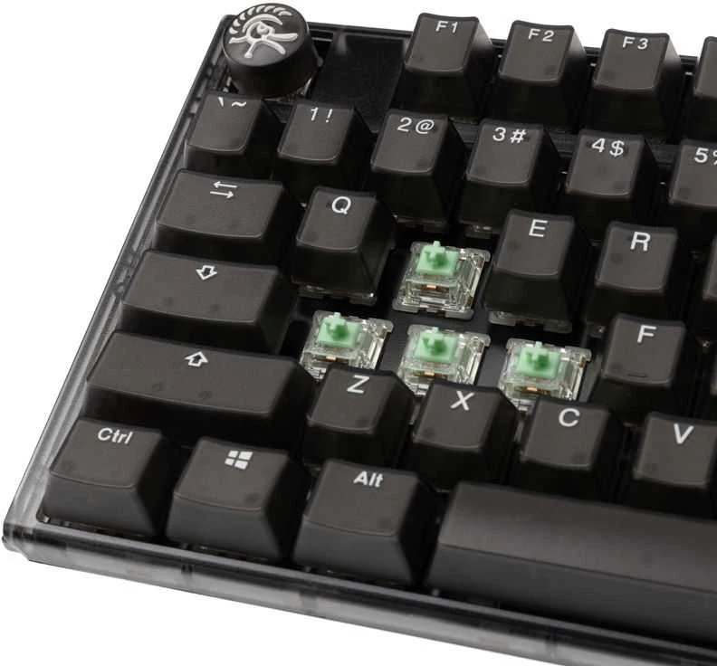Ducky One 3 Aura Juodas TKL žaidimų klaviatūra, RGB LED – Gateron Baby Kangaroo US išdėstymas