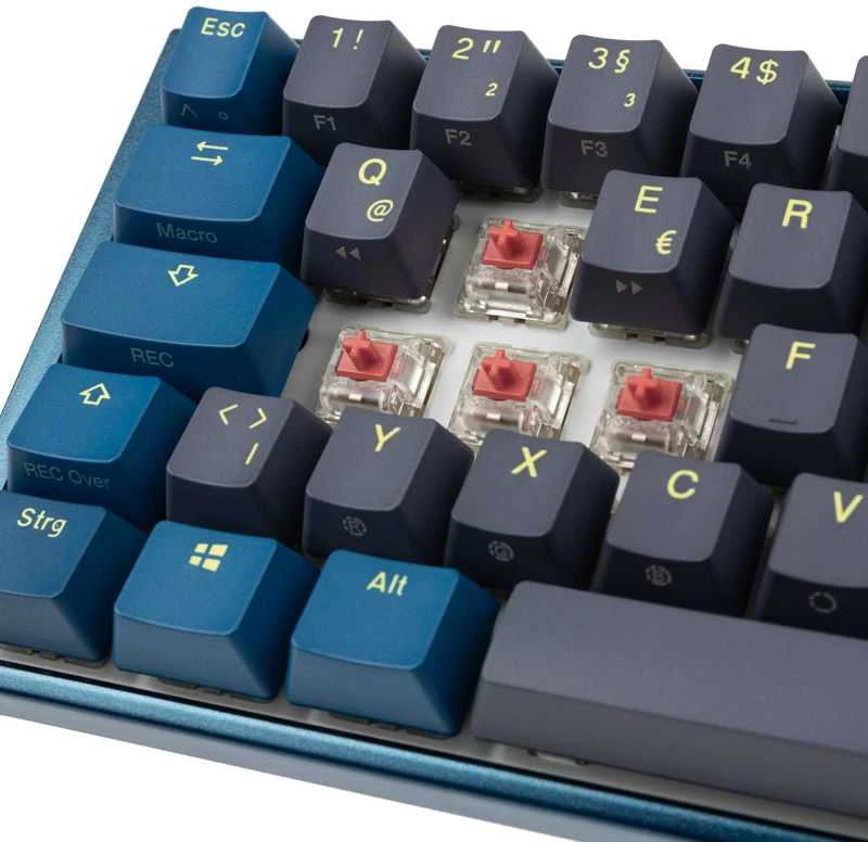 Ducky One 3 Daybreak SF Klaviatūra žaidimams, RGB LED - MX-Silent-Raudona