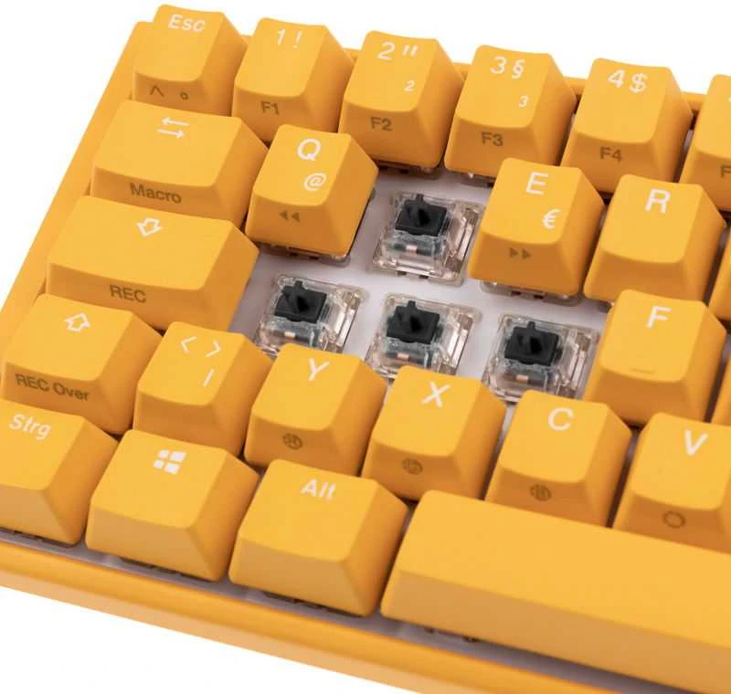 Ducky One 3 Geltona SF Klaviatūra žaidimams, RGB LED - MX-Juodas