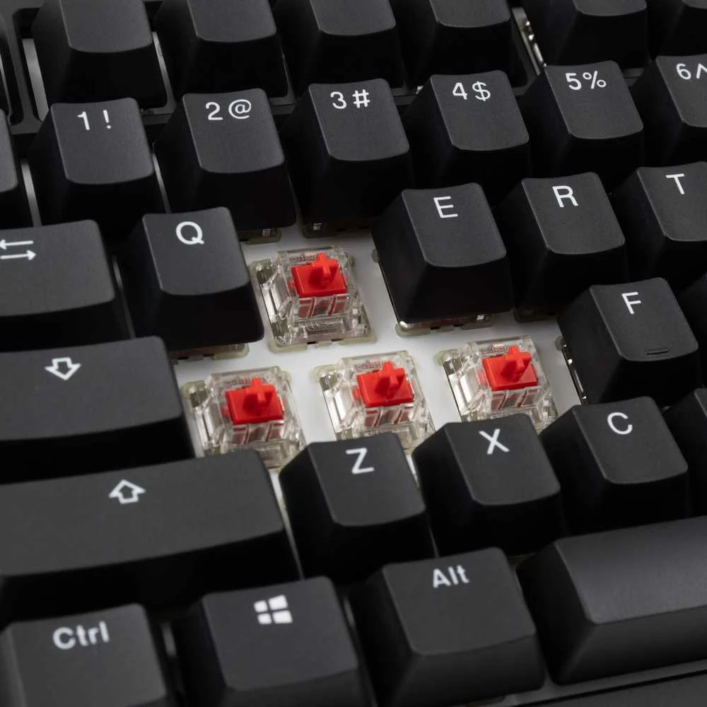 Ducky Tinker 75 Klaviatūra žaidimams, RGB, juodas - MX-Raudona (ANSI)
