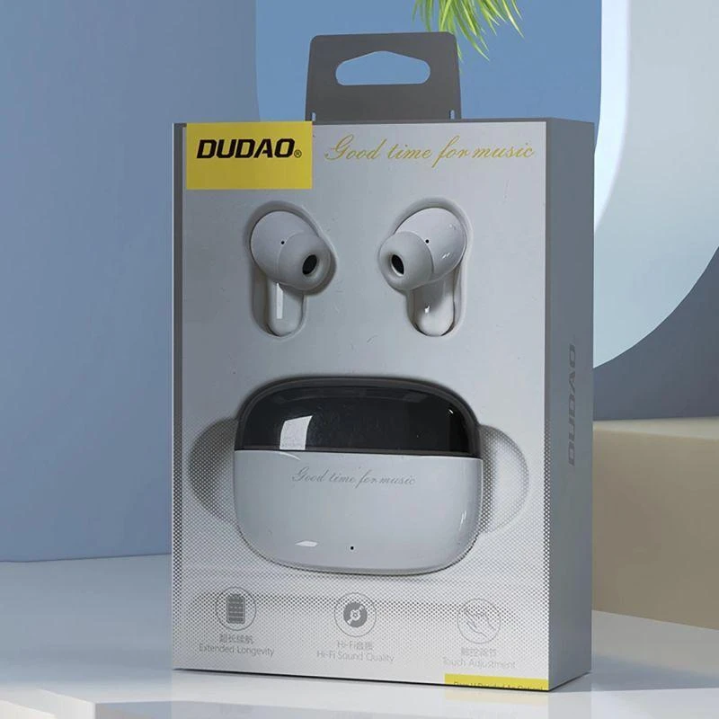 Dudao U8 Pro TWS belaidės ausinės - baltos