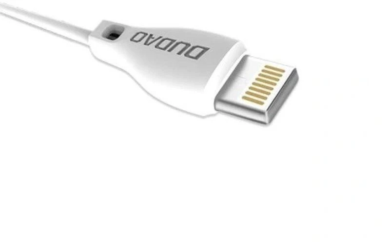 Dudao USB / Lightning kabelis 2.4A 1m baltas (L4L 1m baltas)