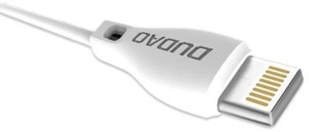 Dudao kabelis USB / Lightning kabelis 2.4A 1m baltos spalvos (L4L 1m baltos spalvos)