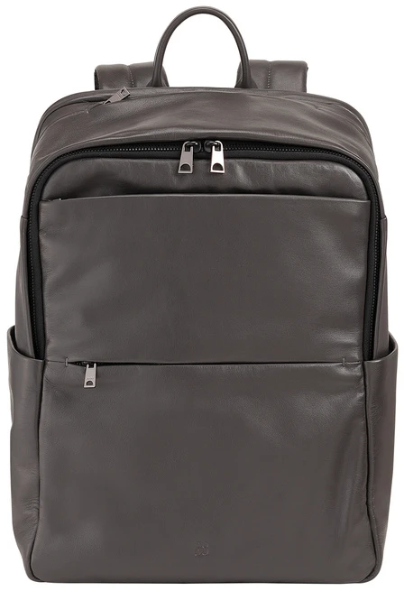 DUDU Kuprinė biznesowy Sydney – skóra naturalna, komora na laptopa, miejsce na tablet, dydis 20 l, 20 l