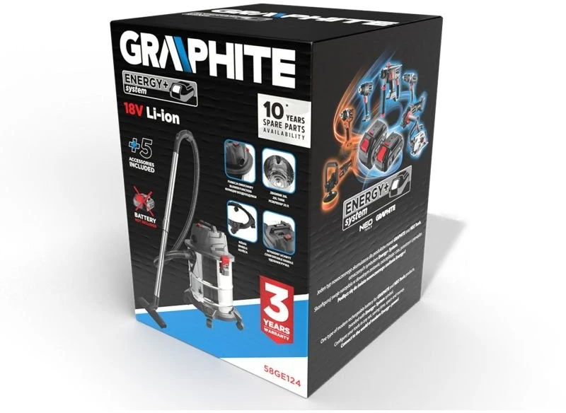 Dulkių siurblys Graphite 58GE124