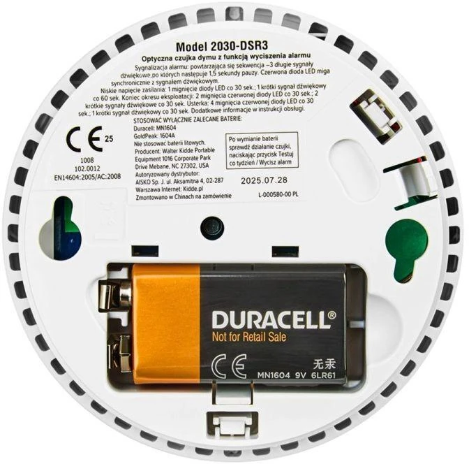 Smoke detector 2030-DSR3 KIDDE