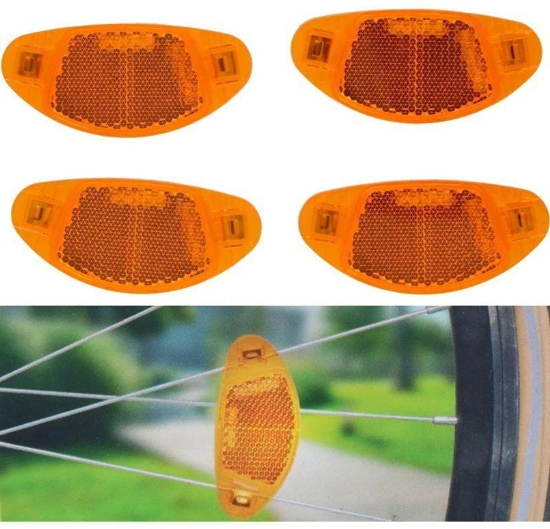 Atspindžiai dviračio stipinams, 4 vnt., Dunlop