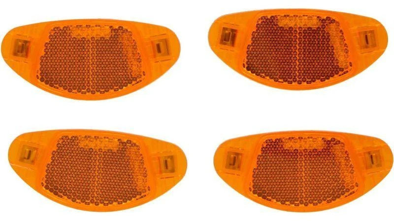 Atspindžiai dviračio stipinams, 4 vnt., Dunlop