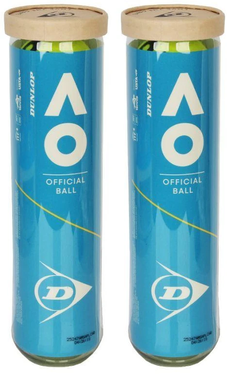 Dunlop Sport Teniso kamuol. DUNLOP AUSTRALIJOS ATVIRAS 2x4PET ITF