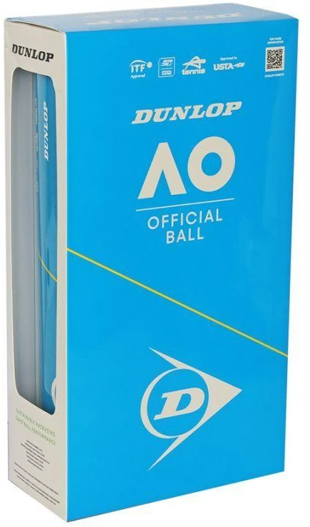 Dunlop Sport Teniso kamuol. DUNLOP AUSTRALIJOS ATVIRAS 2x4PET ITF