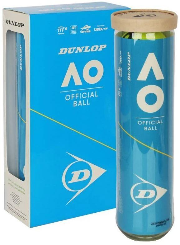 Dunlop Sport Teniso kamuol. DUNLOP AUSTRALIJOS ATVIRAS 2x4PET ITF