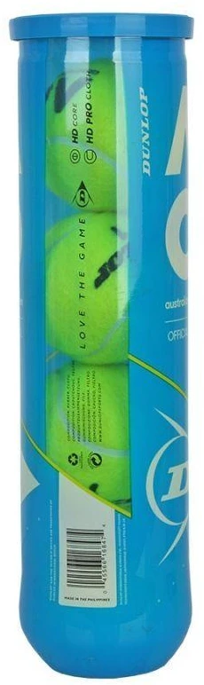 Teniso kamuol. DUNLOP AUSTRALIAN OPEN 4-tube ITF