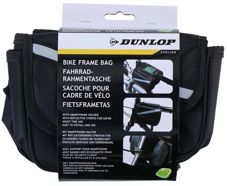 Dunlop - Bike bag / pannier for frame (Juodas)
