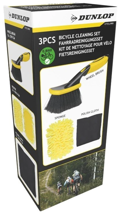 Dunlop dviračio valymo rinkinys, 3 dalių