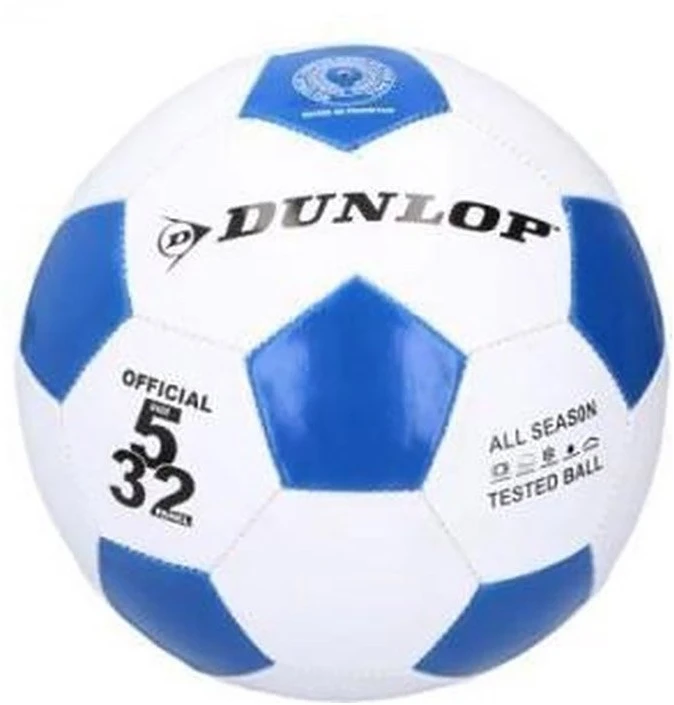 Dunlop futbolo kamuolys 5 dydžio, PVC, mėlynas