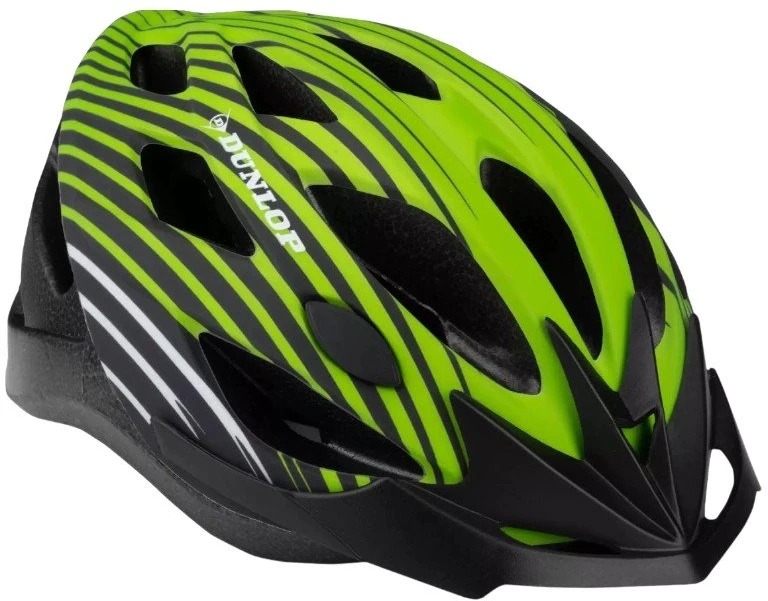 Dunlop MTB dviratininko šalmas M 55–58 cm, žaliai juodas
