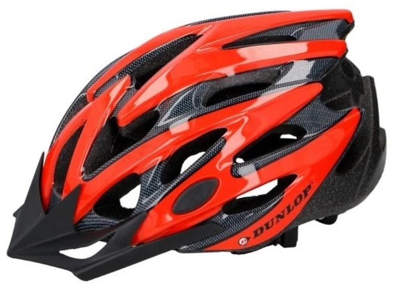 Dunlop MTB dviratininko šalmas, raudonas ir juodas