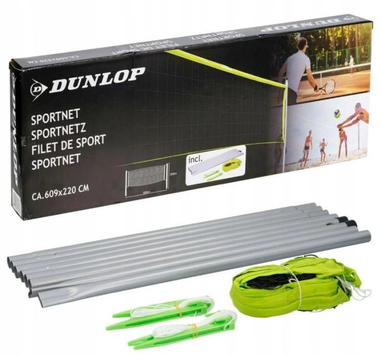 Badmintono tinklas Dunlop, 609 x 220 cm