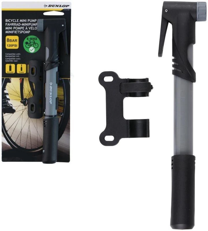 DUNLOP pilka mini dviračio pompa 120psi (8bar)