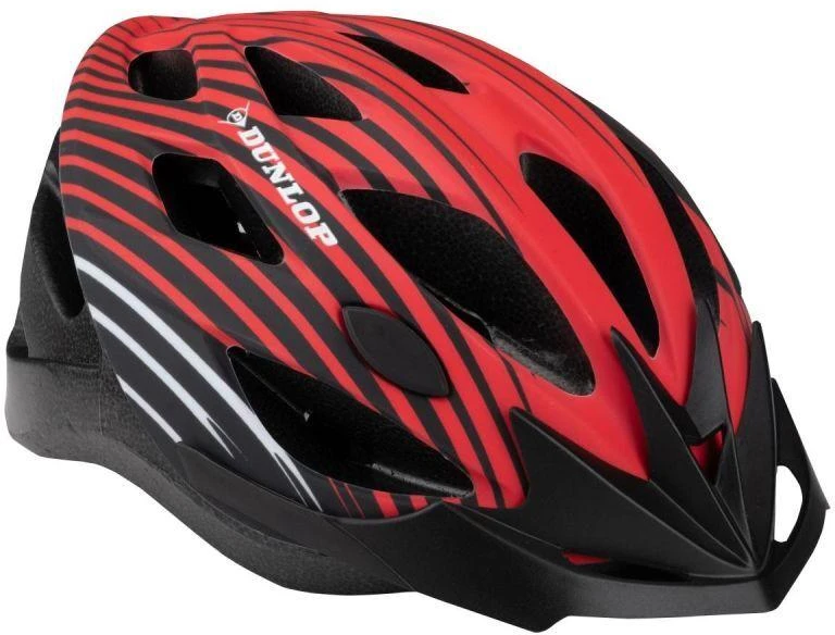 Reguliuojamas dviračio šalmas Dunlop raudonas