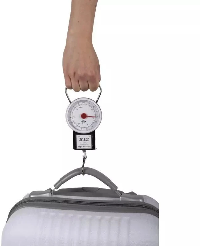 Dunlop turistinės svarstyklės su matuokliu max 32 kg