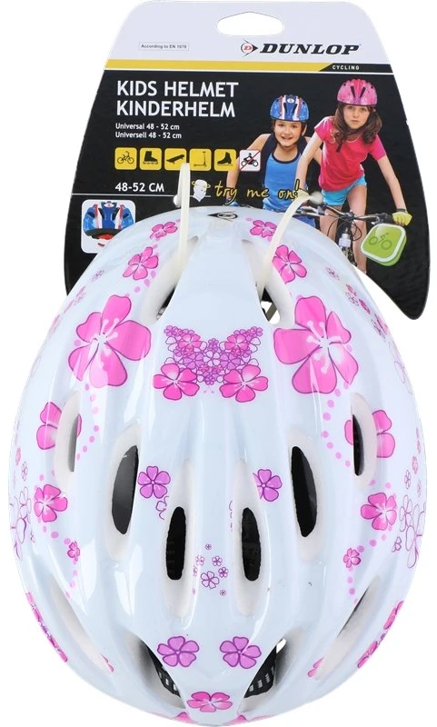 Dunlop vaikų šalmas baltas