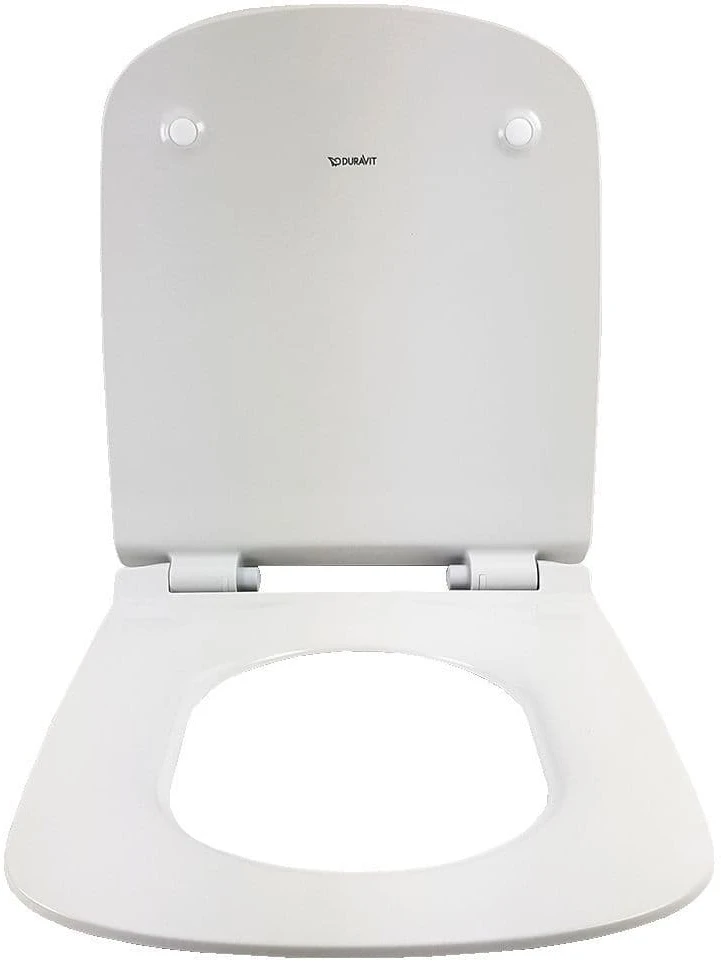 Duravit poda sēdriņķis ar vāku DuraStyle, pagarināts, QR/SC, balts