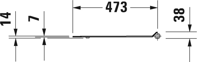 Duravit poda sēdriņķis ar vāku DuraStyle, pagarināts, QR/SC, balts