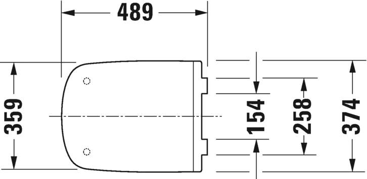 Duravit poda sēdriņķis ar vāku DuraStyle, pagarināts, QR/SC, balts