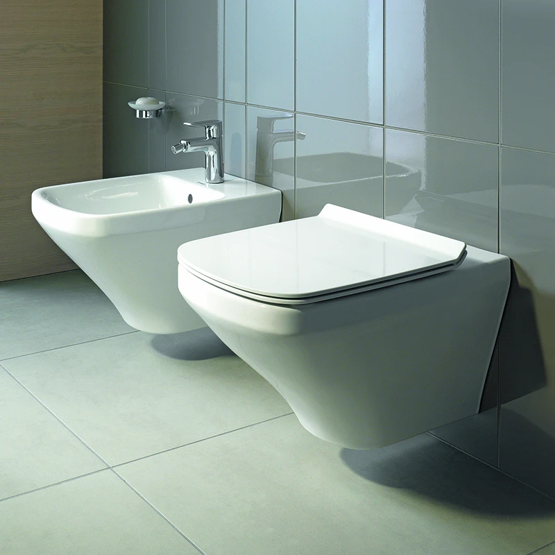 Duravit poda sēdriņķis ar vāku DuraStyle, pagarināts, QR/SC, balts