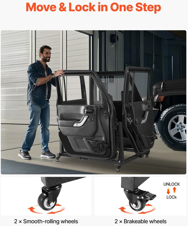 Vevor Vėžimėlis Jeep Wrangler ir Gladiator