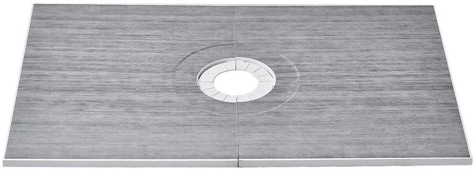 VEVOR Dušo karnizo rinkinys 1524x965 mm su nutekamuoju