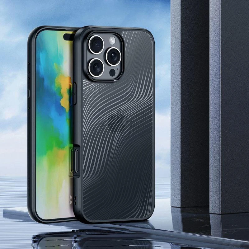 Dux Ducis Aimo Apple iPhone 16 Pro Max – dėklas telefonui juodos spalvos