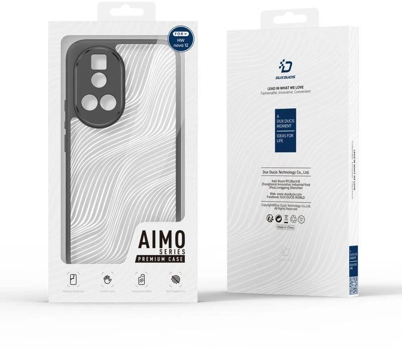 Dux Ducis Aimo dėklas skirtas Huawei Nova 12 Pro - juodas