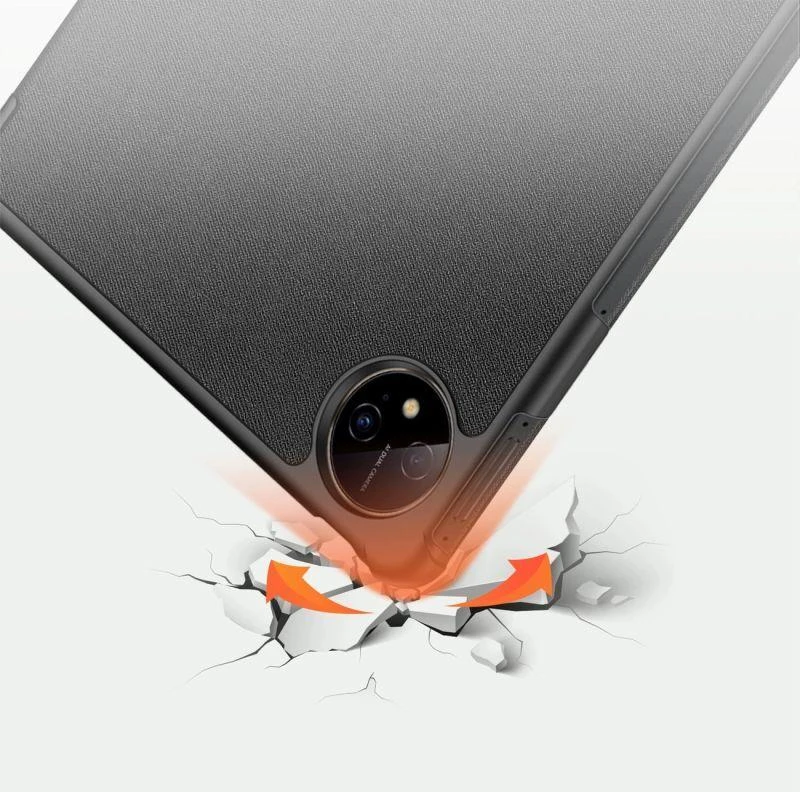 Dux Ducis Domo išmanusis dėklas stovas, juodas, skirtas Huawei MatePad Pro 11'' (2022)