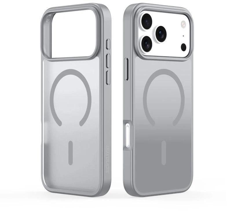 Dux Ducis Yind dėklas iPhone 17 Pro Max telefonui, suderinamas su MagSafe – pilkas