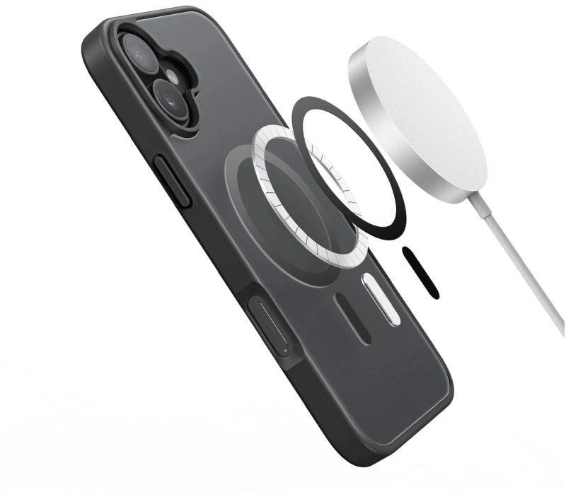 Dux Ducis Yind „iPhone 17“ dėklas, suderinamas su „MagSafe“ – juodas
