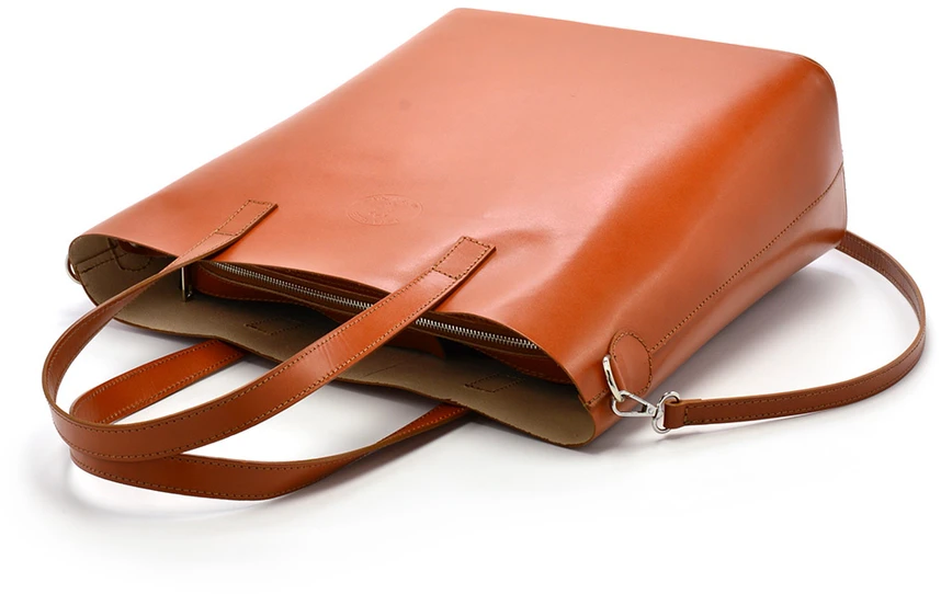 Didelė talpi odinė rankinė Shopperbag