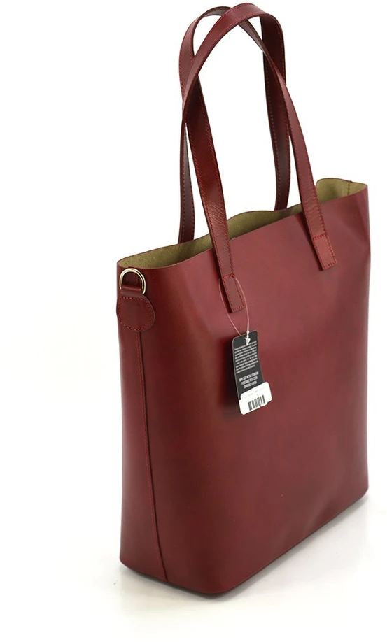 Duża pakowna torebka na ramię skórzana Shopperbag